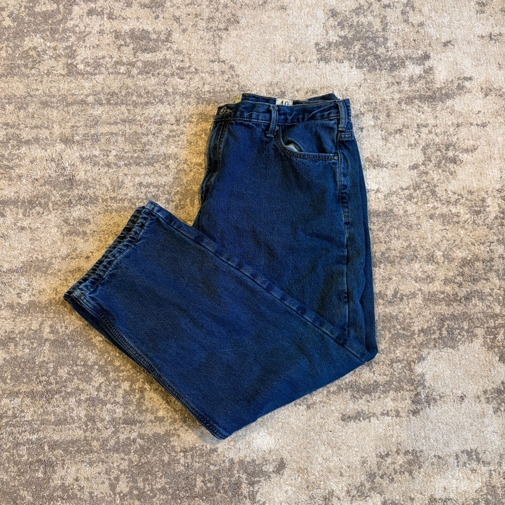 Vintage RedHead Men’s Denim Blue Flannel Insulated Lined Jeans 40x30